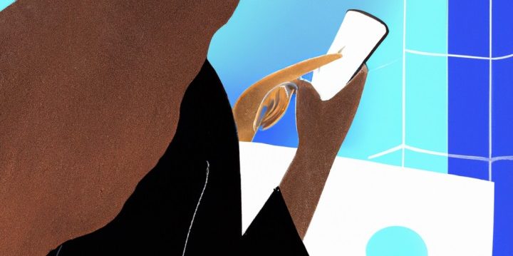 DALL·E-2023-04-28-09.22.54-A-picture-of-a-person-scrolling-on-their-phone-in-the-bathroom-blue-background-digital-art-e1682666634130